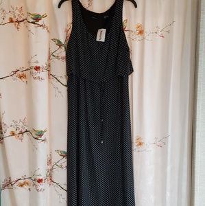 Black Ivanka Trump maxi dress size 12